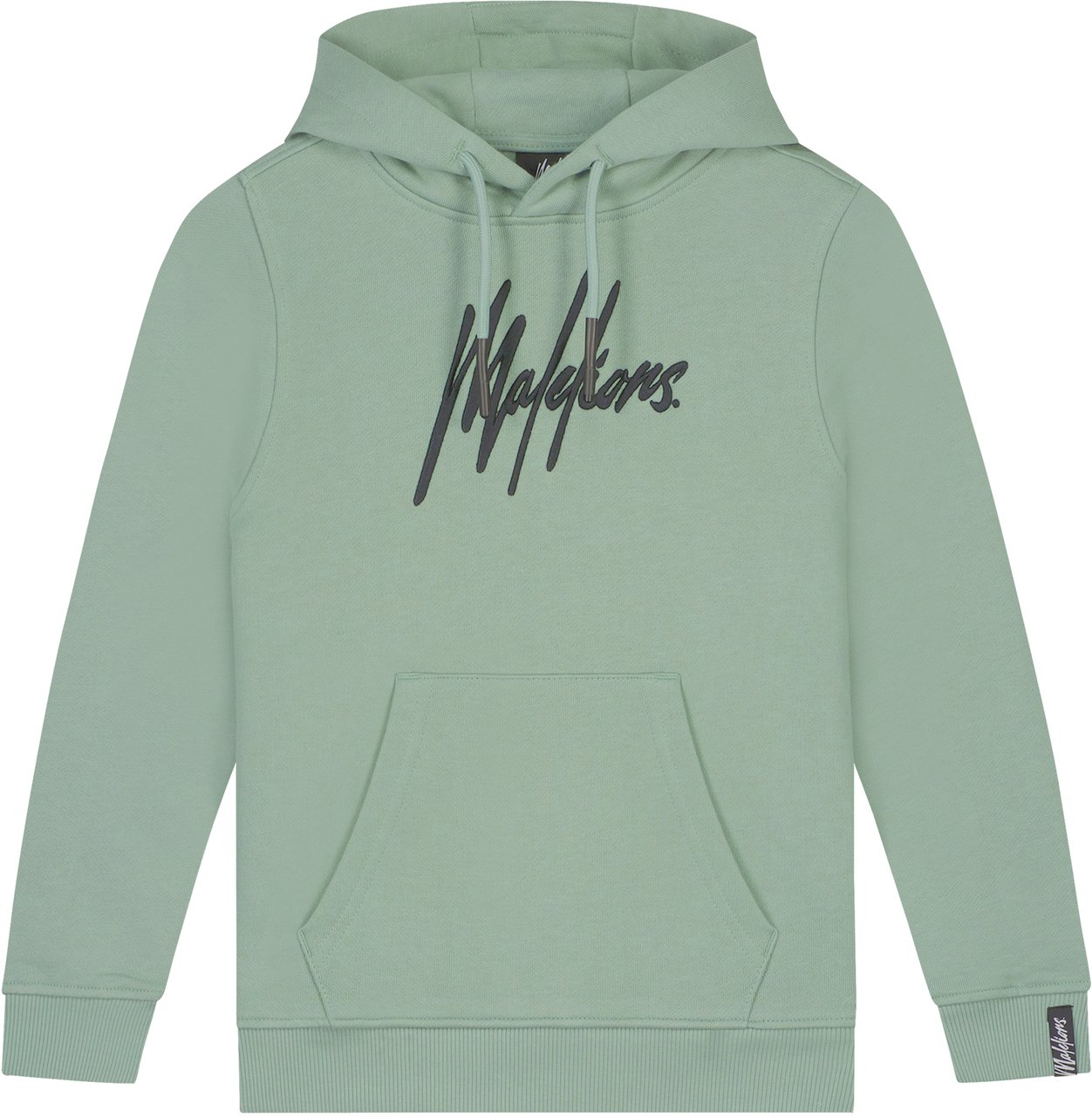 Malelions Essentials Hoodie - Dark Sage/Black Groen