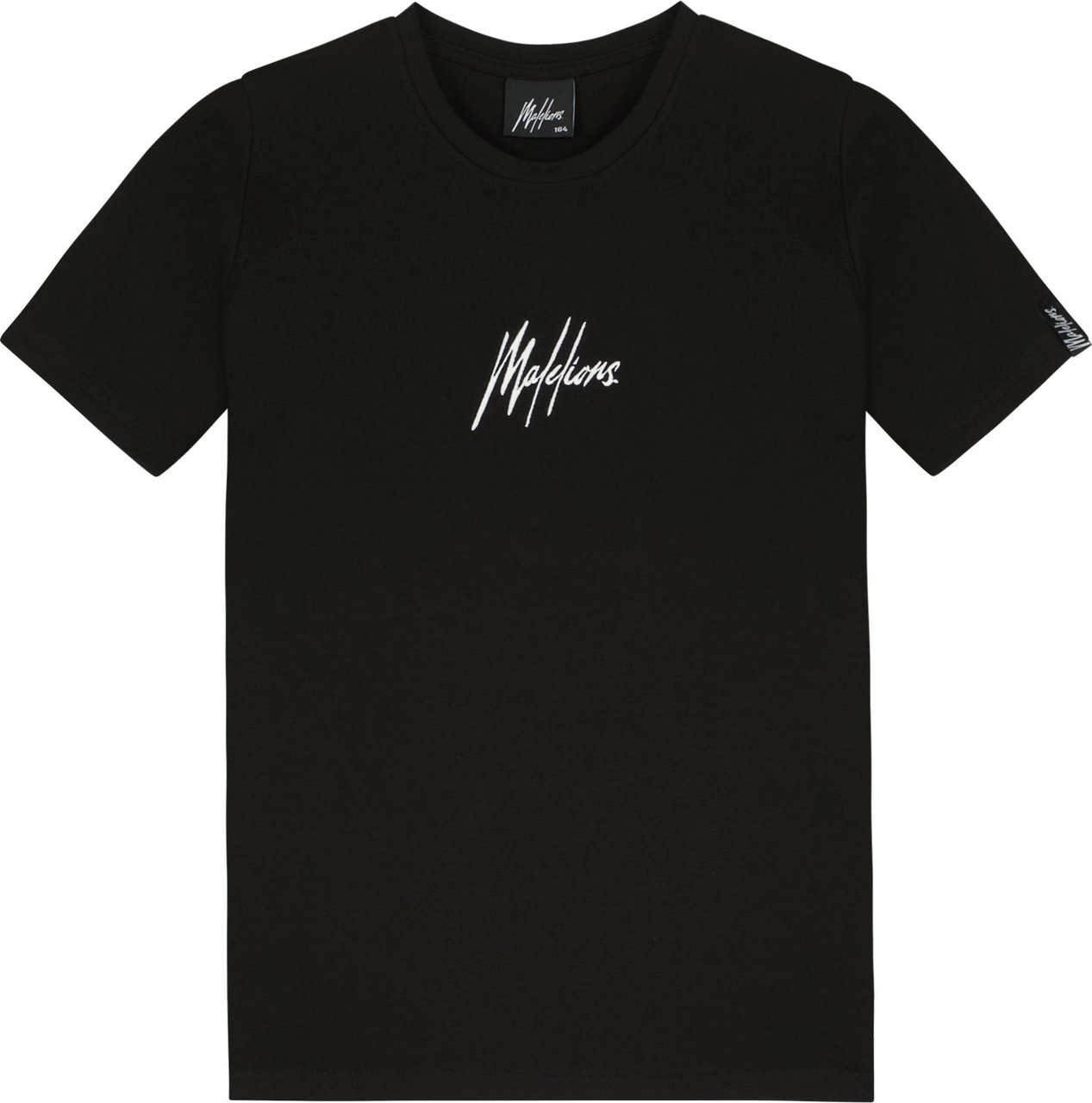 Malelions Essentials T-Shirt - Black/White Zwart