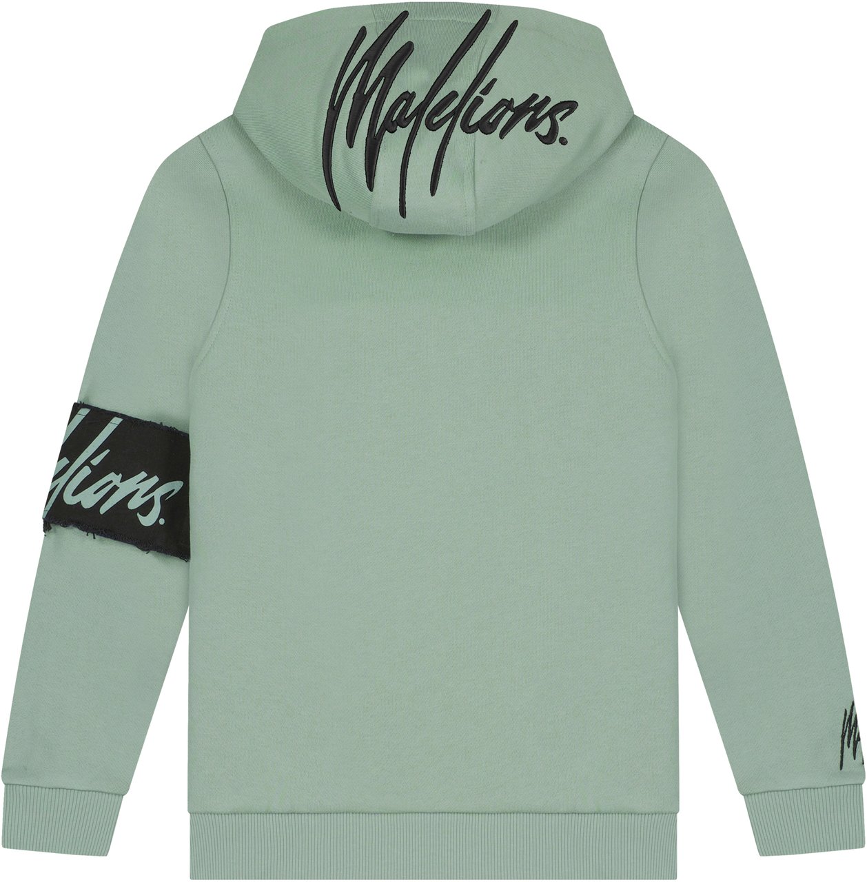 Malelions Captain Hoodie - Dark Sage/Black Groen