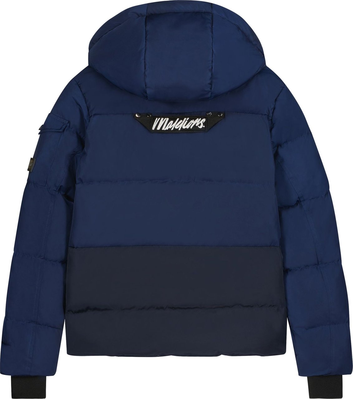 Malelions Patch Puffer - Vintage Blue Blauw