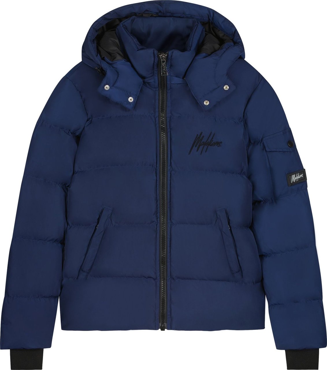 Malelions Patch Puffer - Vintage Blue Blauw