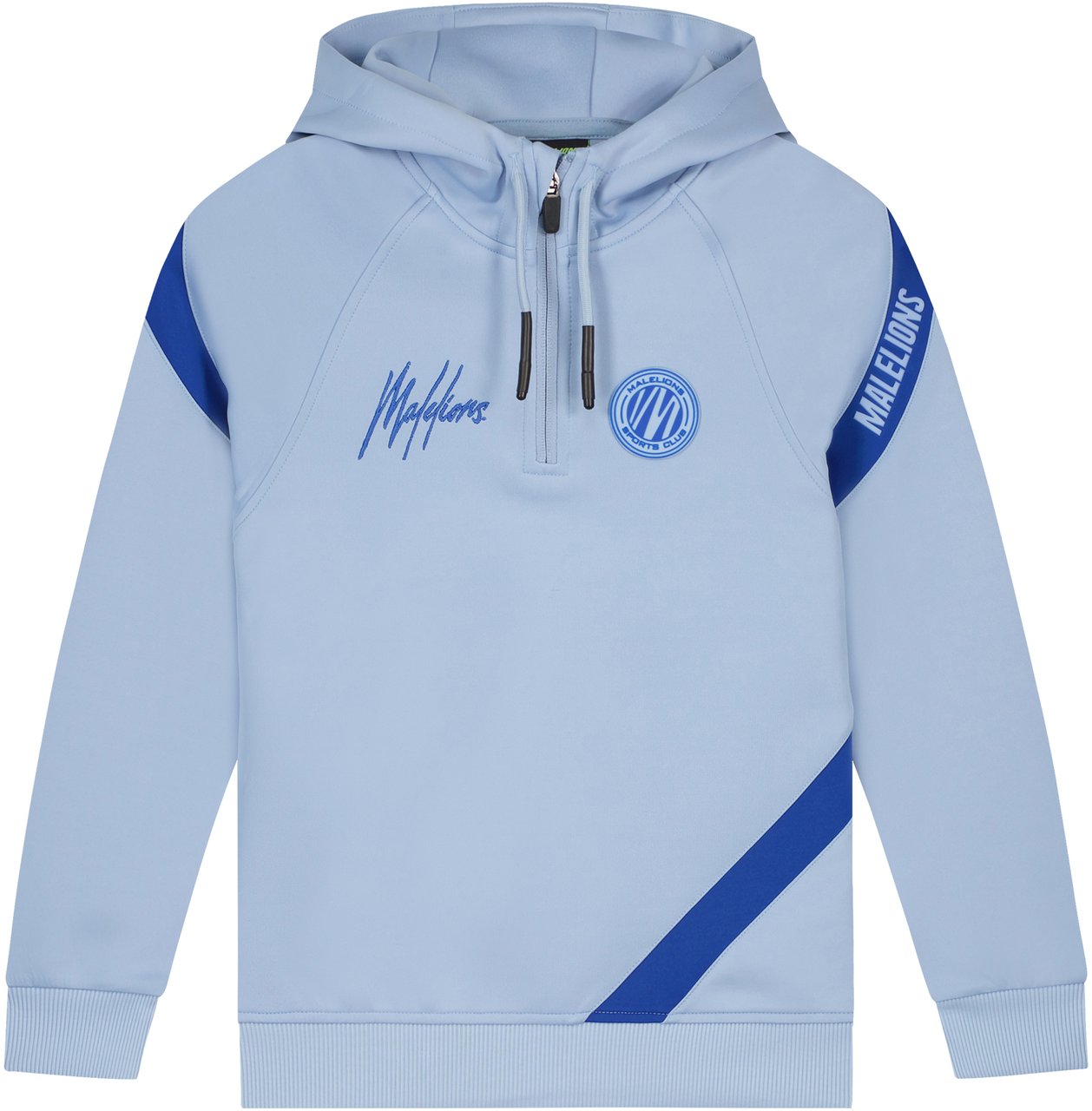 Malelions Sport Pre-Match Hoodie -Blue/Cobalt Blauw
