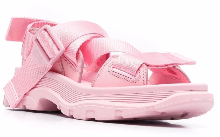 Alexander McQueen Tread Sandals Roze