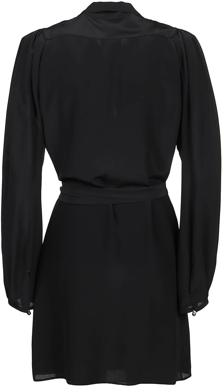 Dsquared2 Bow Mini Dress Black Zwart