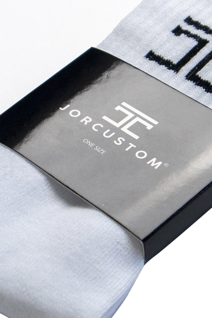 JORCUSTOM One-Pack Socks White Wit