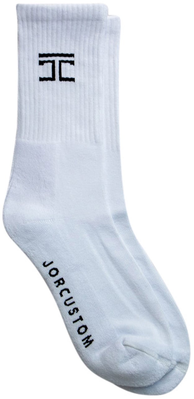 JORCUSTOM One-Pack Socks White Wit