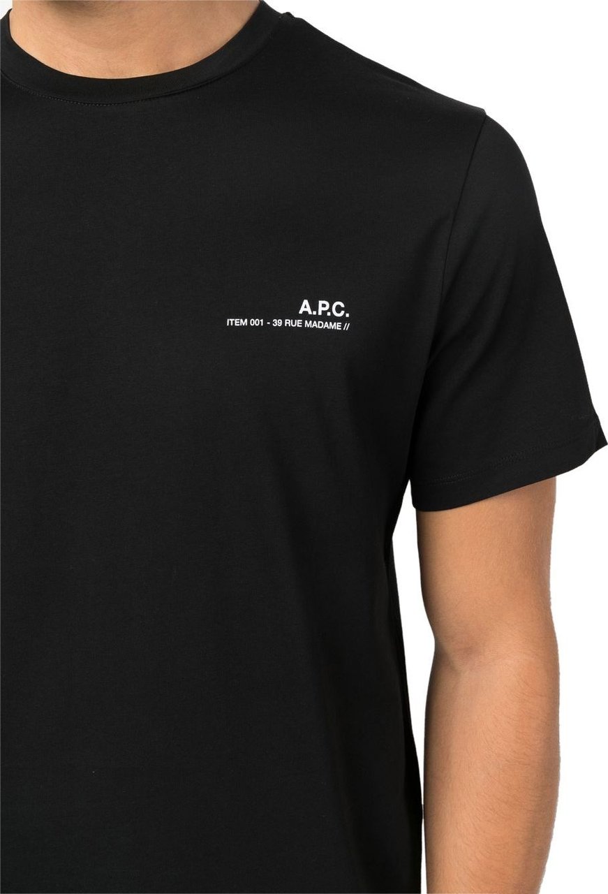 A.P.C. Apc T-shirts And Polos Black Zwart