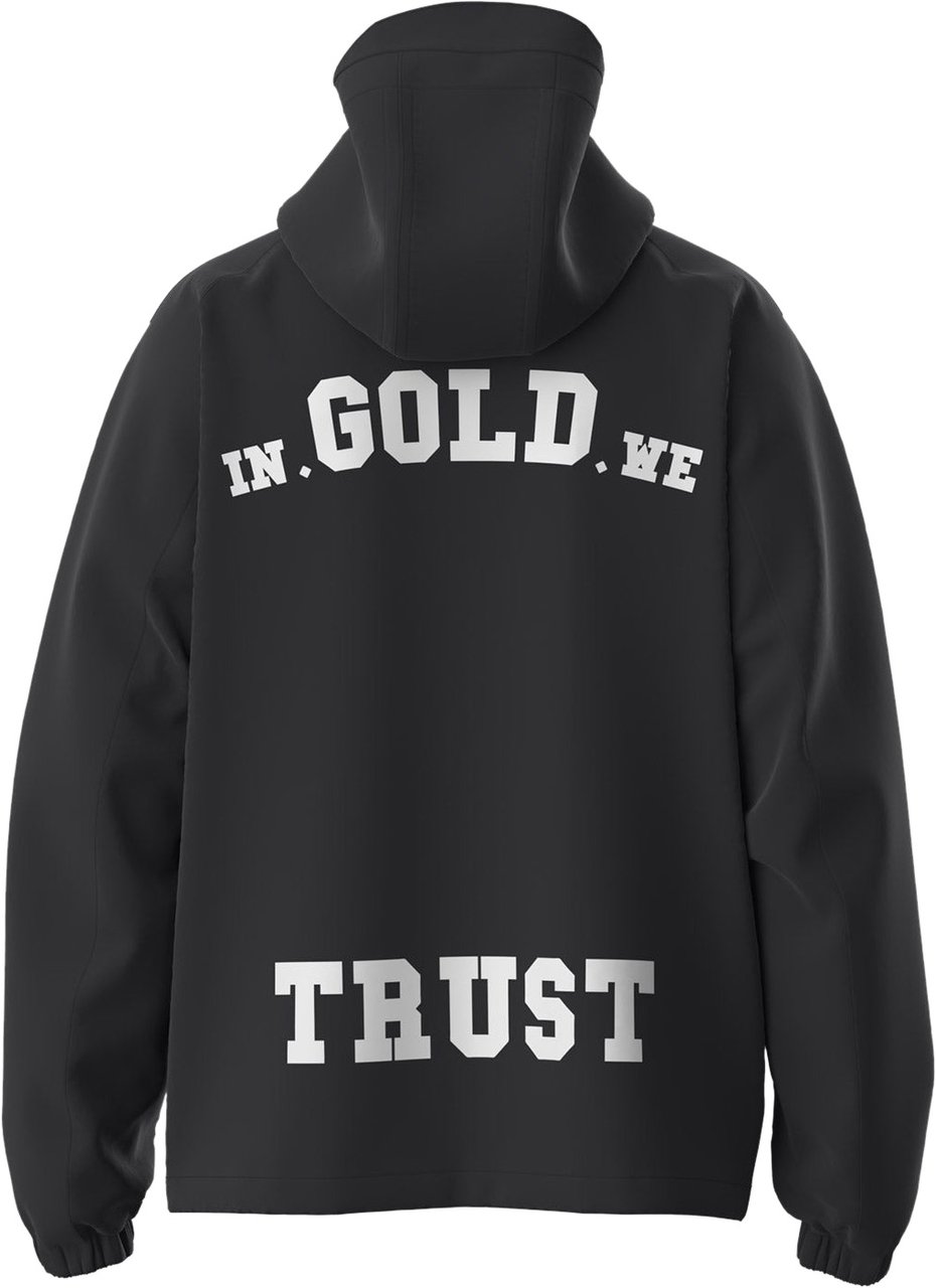 In Gold We Trust KIDS The Umbrella Jacket Zwart Zwart