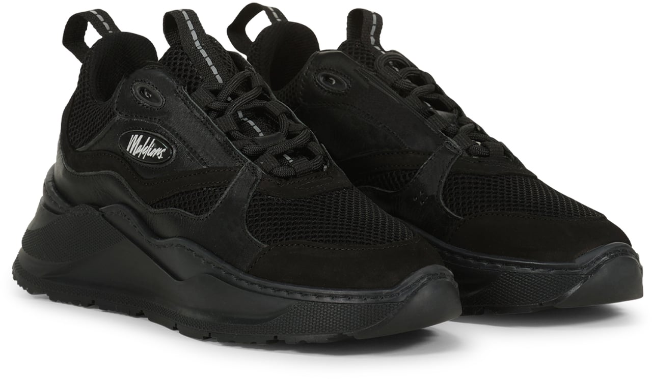 Malelions Mesh Runner - Black/Black Zwart