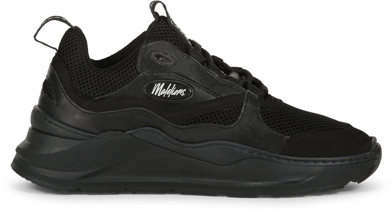 Malelions Mesh Runner - Black/Black Zwart