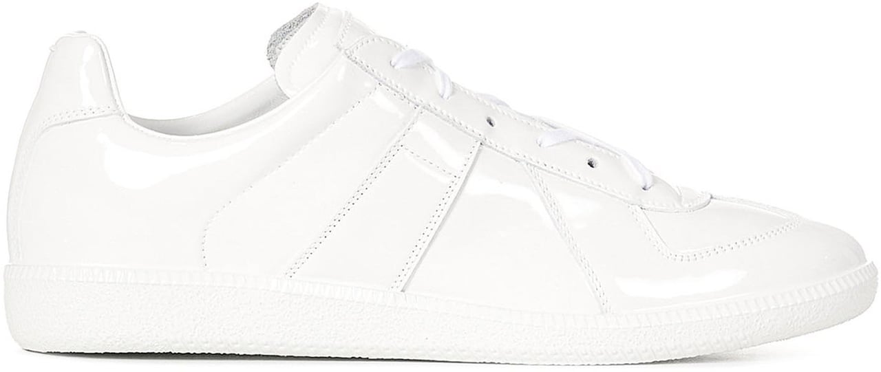 Maison Margiela Maison Margiela Leather Sneakers Wit