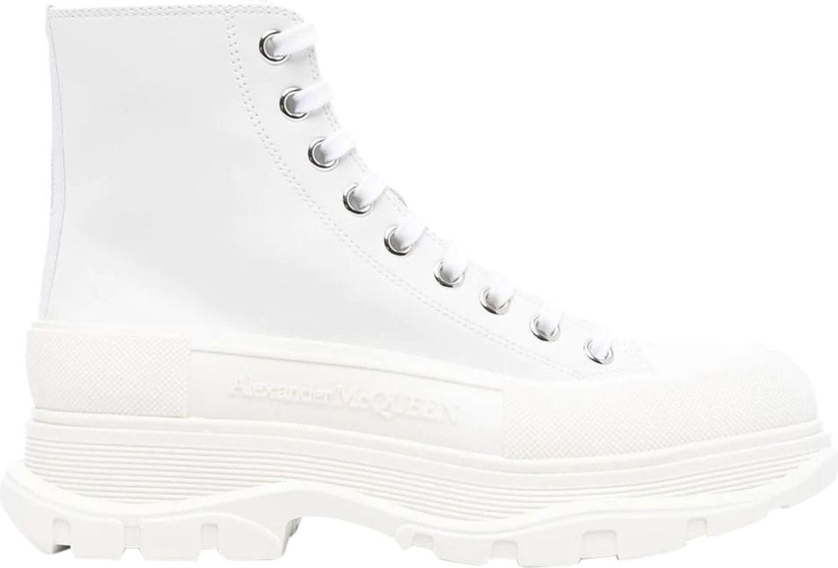 Alexander McQueen Tread Slick high-top sneaker boots Wit