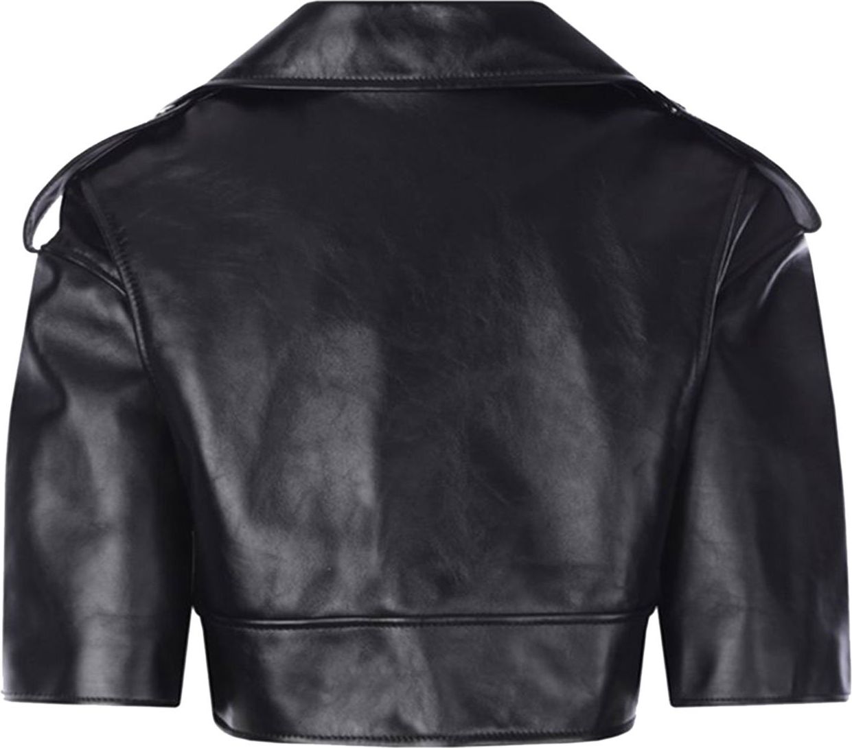 Alexander McQueen zip-up biker jacket Zwart