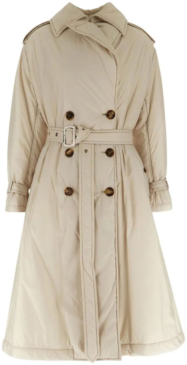 Alexander McQueen belted trench coat Wit
