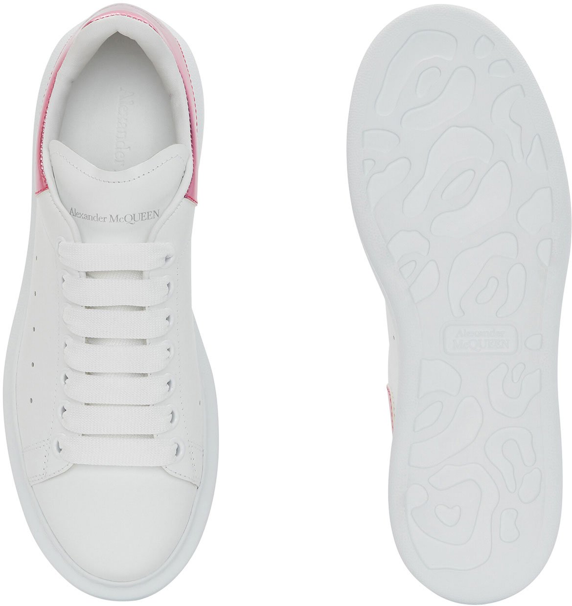Alexander McQueen Oversized low-top sneakers Wit