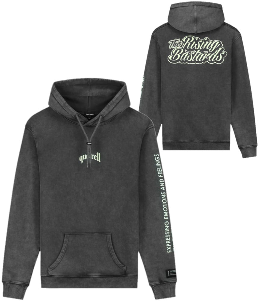 Quotrell The Rising Bastards Hoodie | Acid Grey / Mint Grijs