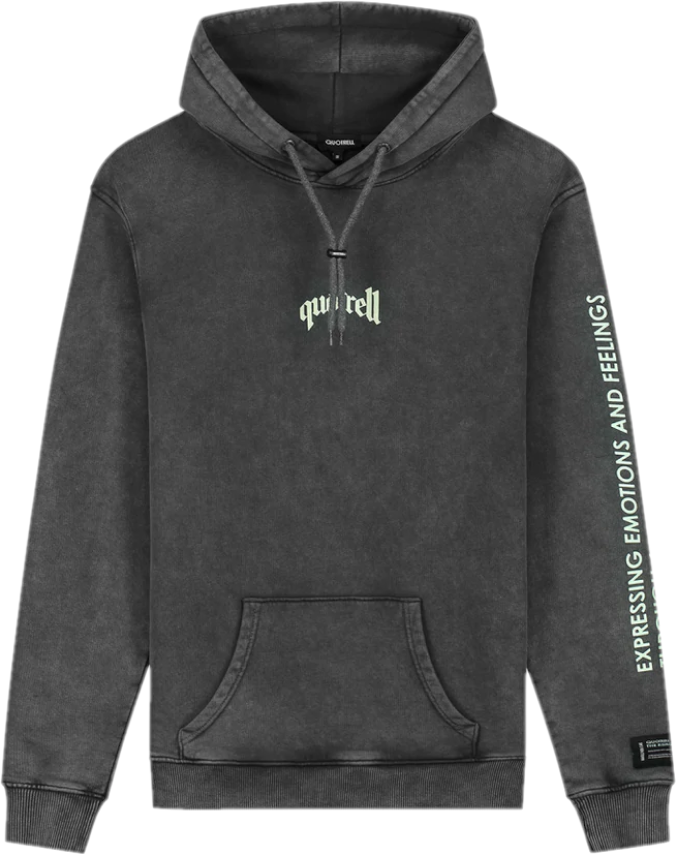 Quotrell The Rising Bastards Hoodie | Acid Grey / Mint Grijs