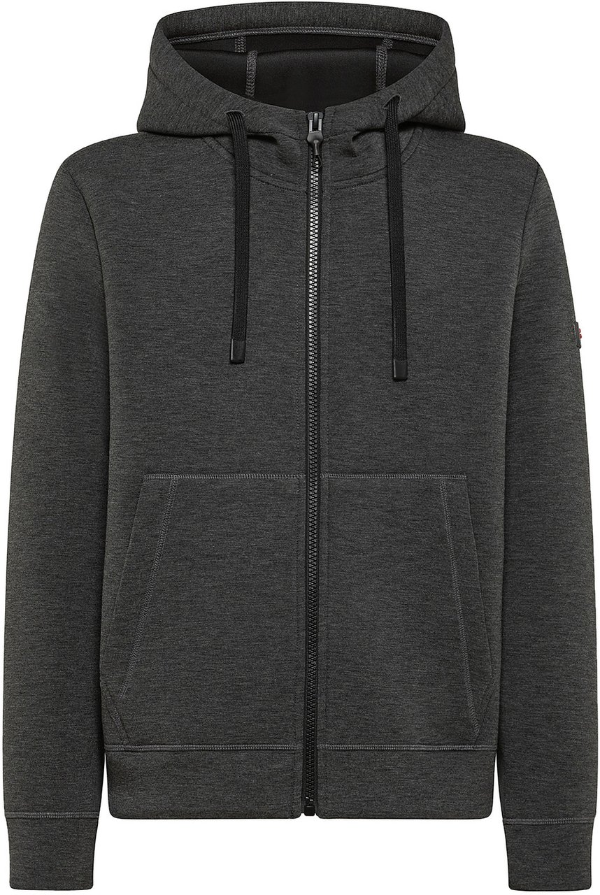 Peuterey Giubbino Felpa Uomo Makin cappuccio regolabile Grijs