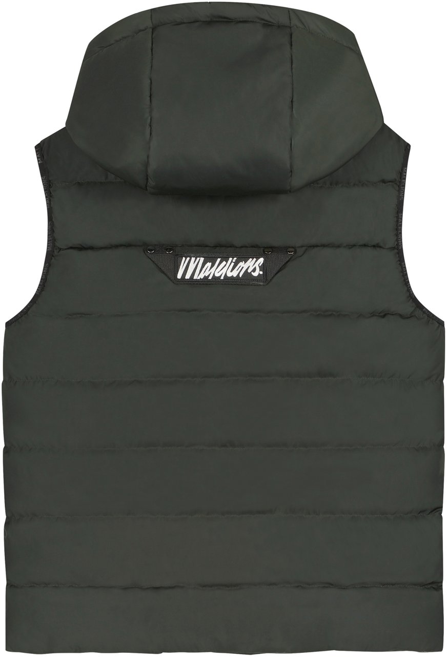 Malelions Travis Bodywarmer 2 - Dark Green Groen