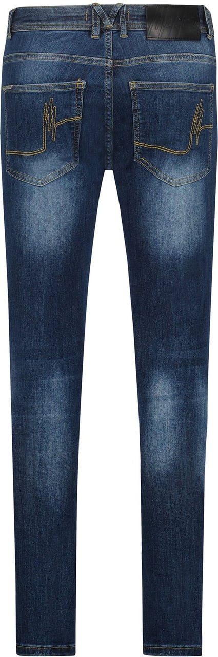 Malelions Essentials Jeans - Vintage Dark Blu Blauw