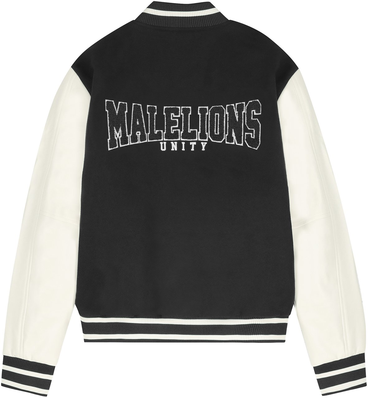 Malelions Unity Varsity Jacket - Black Zwart