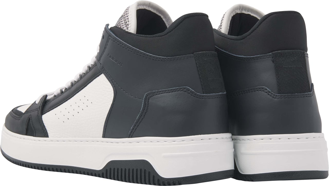 Nubikk Basket Mid M | Blauwe Sneakers Wit