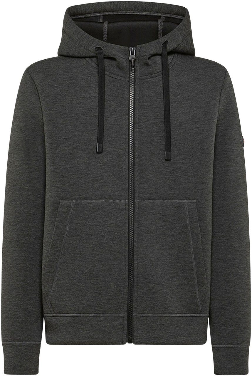 Peuterey Giubbino Felpa Uomo Makin cappuccio regolabile Grijs