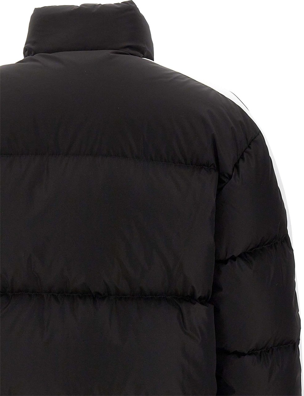 Palm Angels logo-trim padded short jacket Zwart