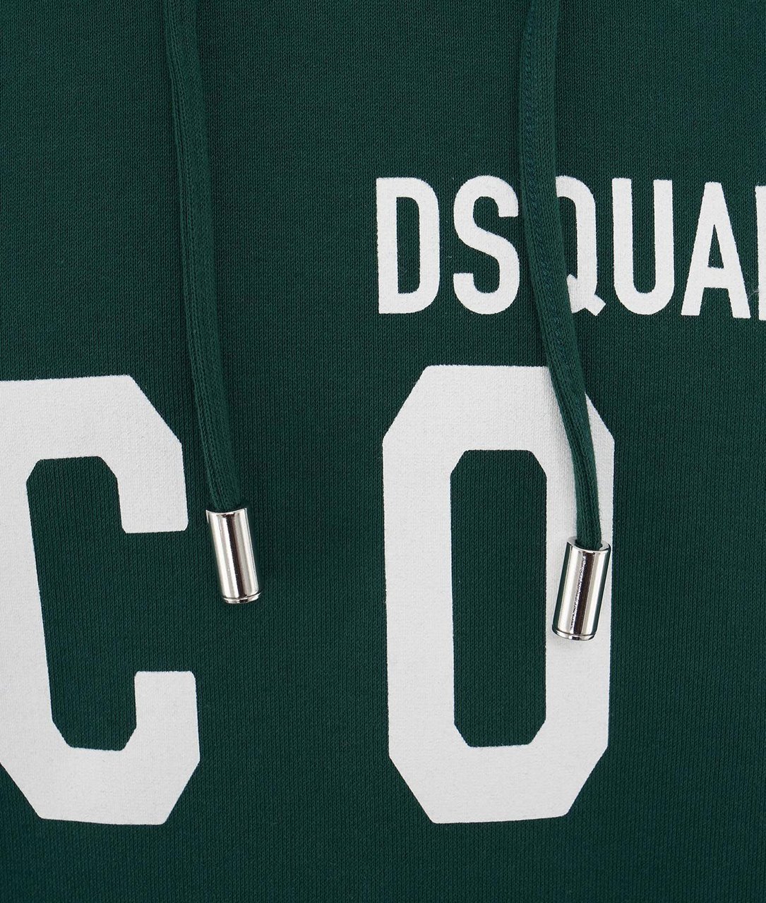 Dsquared2 Hoodie With Logo Green Groen