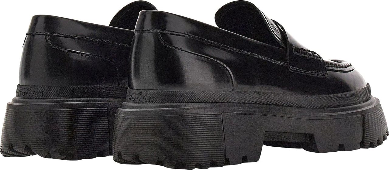 HOGAN Flat Shoes Black Zwart