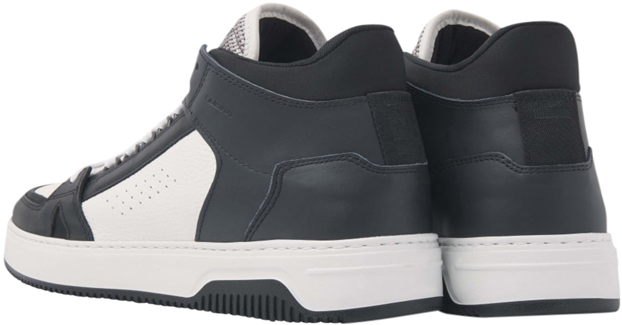 Nubikk Basket Mid M | Blauwe Sneakers Wit