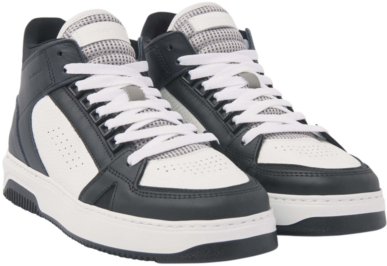 Nubikk Basket Mid M | Blauwe Sneakers Wit