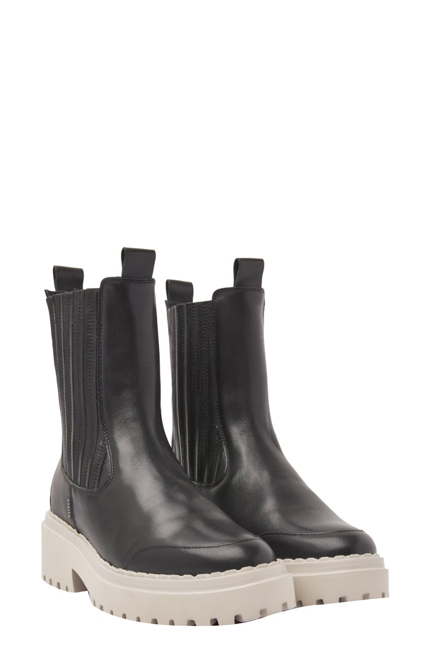 Nubikk Fae Lina | Zwarte Chelsea Boots Zwart