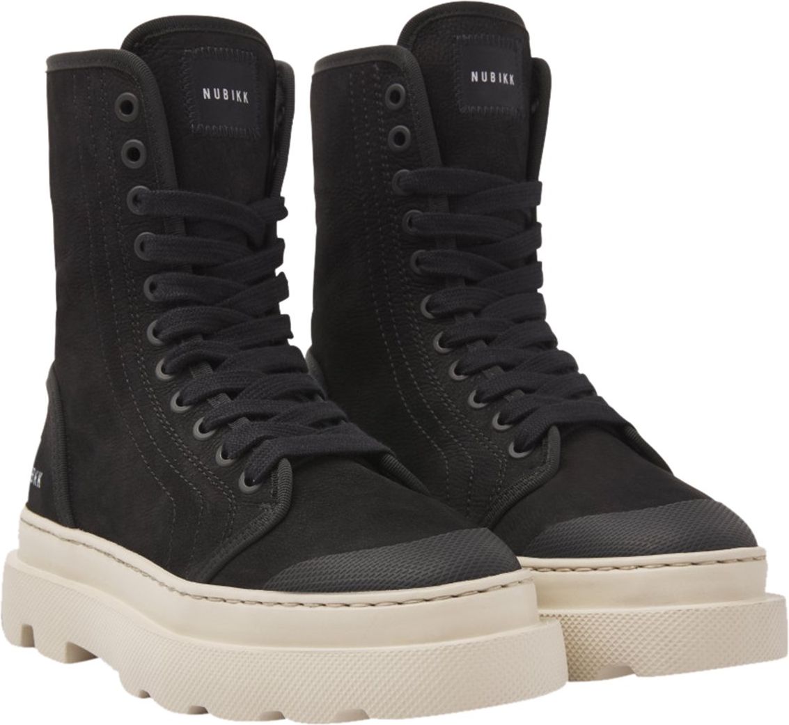 Nubikk Monro Miley L | Zwarte Sneaker Boots Zwart