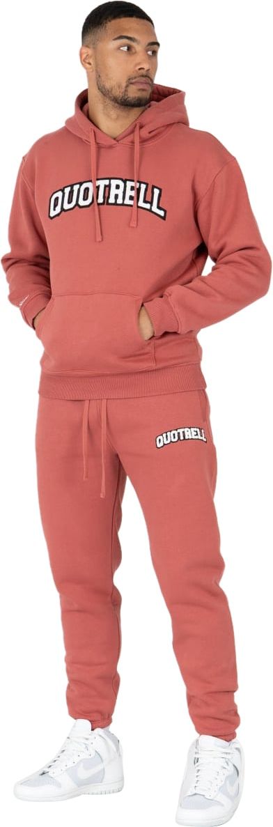 Quotrell University Pants | Brick / White Roze