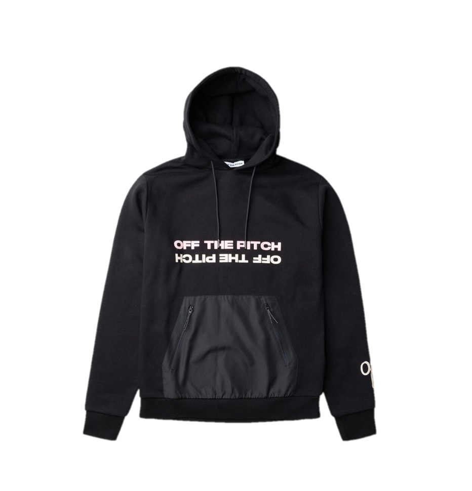 OFF THE PITCH Lennox Hoodie Heren Zwart Zwart