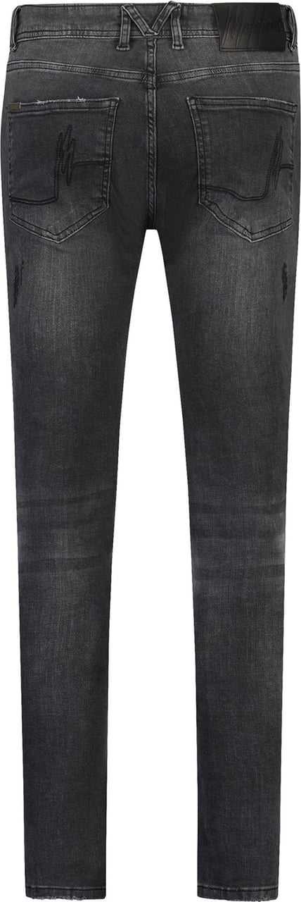 Malelions Shredded Jeans - Grey Grijs