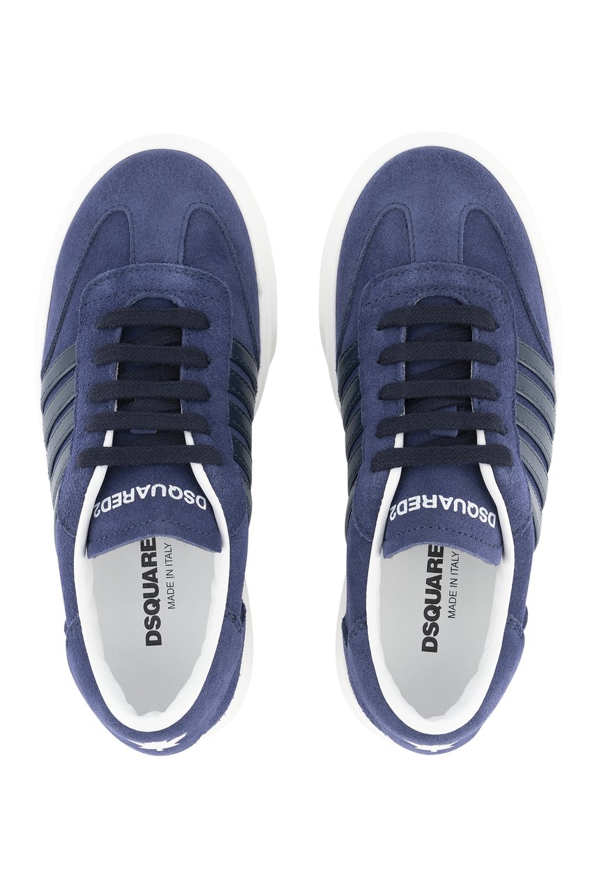 Dsquared2 Sneakers Box Sole Lace Blauw