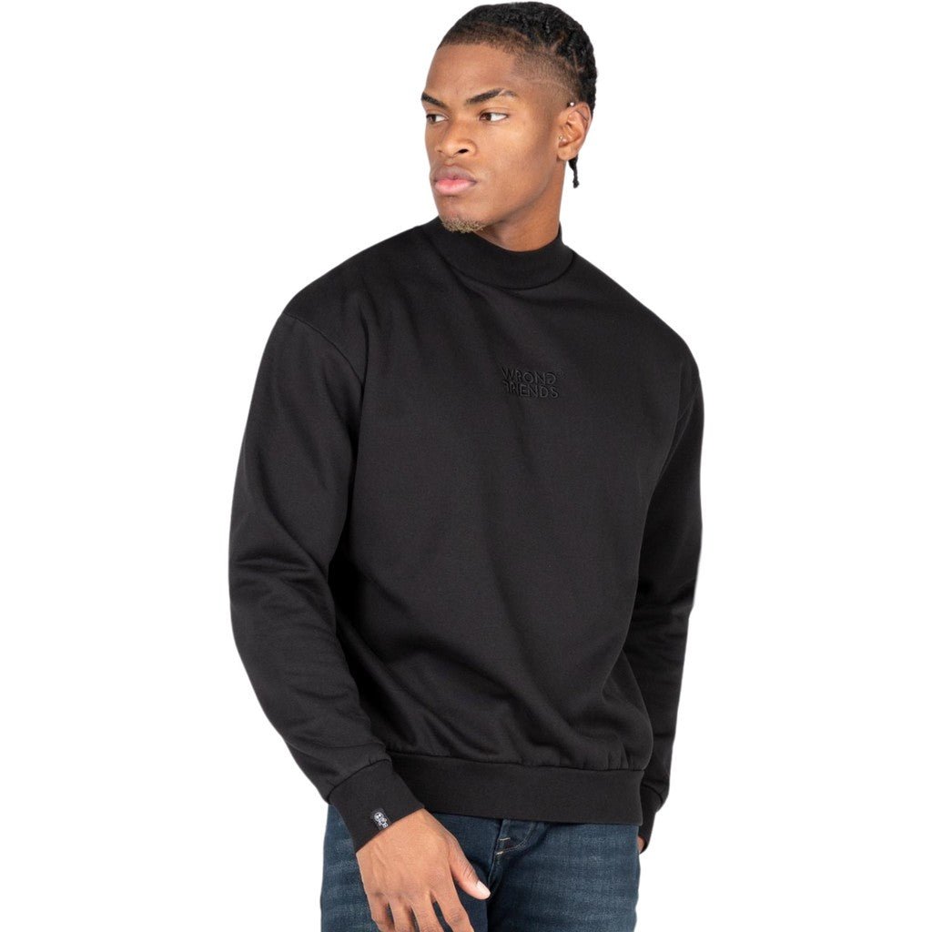Wrong Friends BIRMINGHAM SWEATER - BLACK Zwart