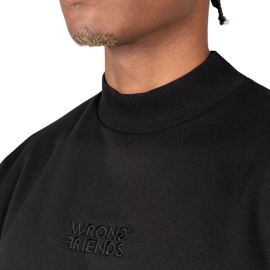 Wrong Friends BIRMINGHAM SWEATER - BLACK Zwart