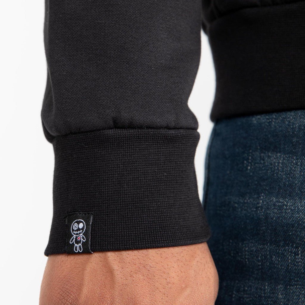 Wrong Friends BIRMINGHAM SWEATER - BLACK Zwart