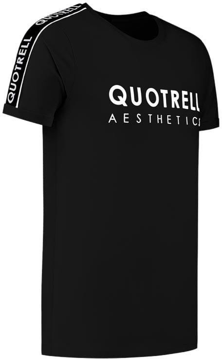 Quotrell Ohio T-shirt | Black / White Zwart
