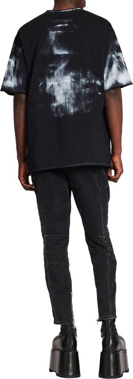 Balmain Tee Shirt Mc Oversize Zwart