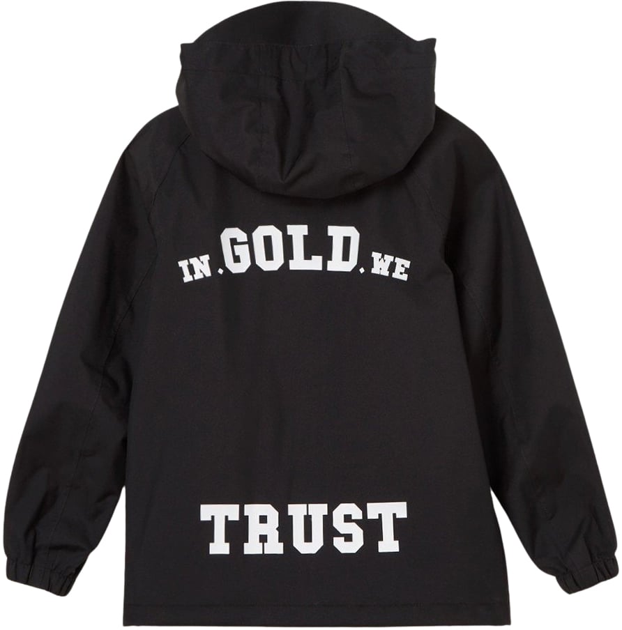 In Gold We Trust KIDS The Umbrella Jacket Zwart Zwart