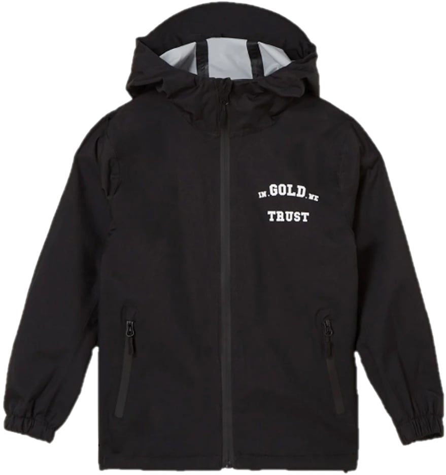 In Gold We Trust KIDS The Umbrella Jacket Zwart Zwart
