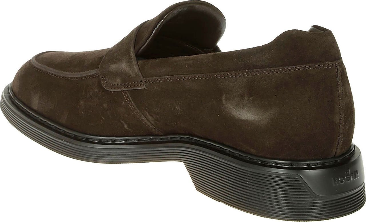 HOGAN Flat Shoes Brown Bruin