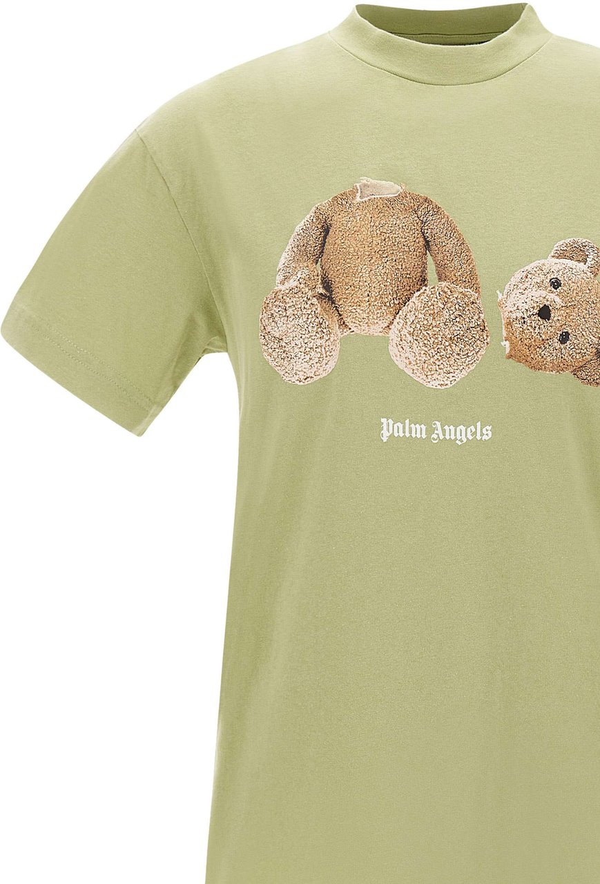 Palm Angels Teddy Bear cotton T-Shirt Groen