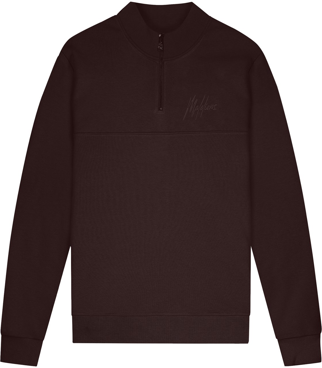 Malelions Turtle Half Zip - Brown Bruin