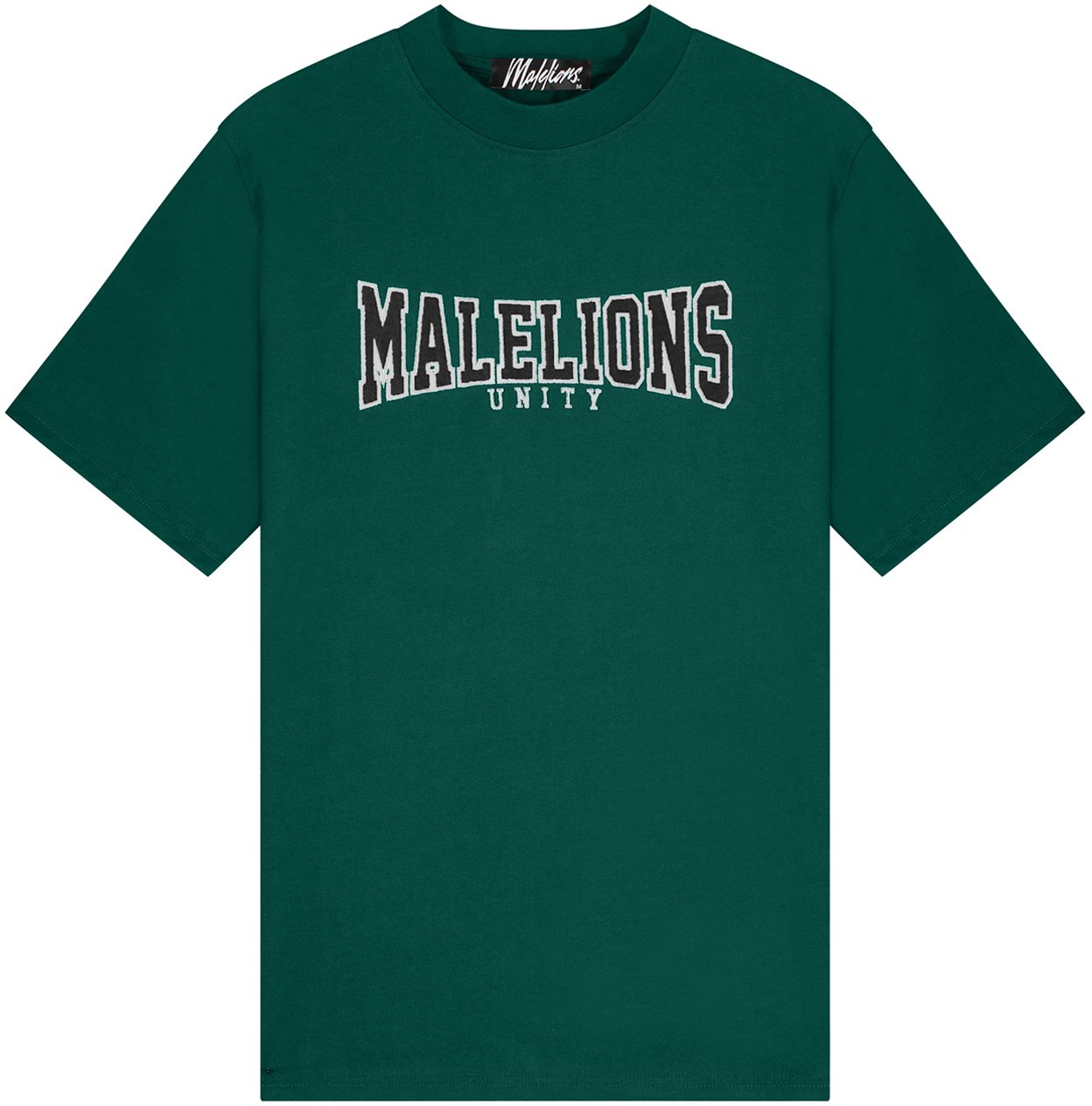 Malelions Unity T-Shirt- Dark Green/Black Groen