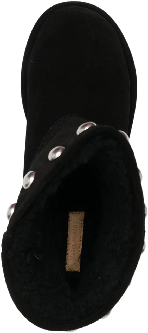 Isabel Marant stud-detail ankle boots Zwart